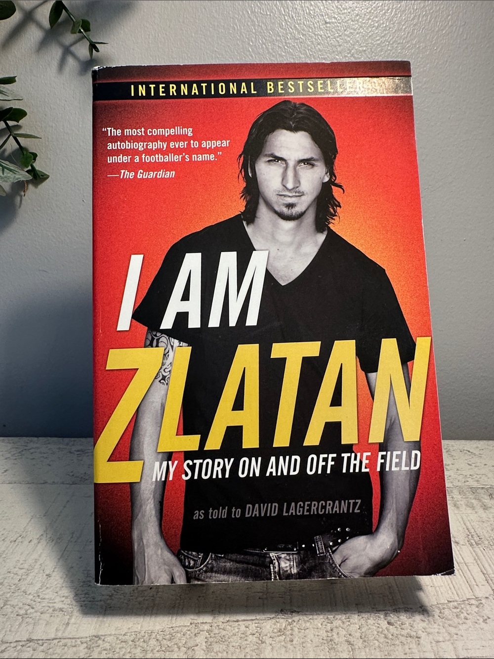 Soccer superstar Zlatan Ibrahimović autobiography